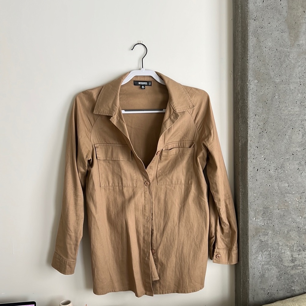 Brown Missguided shirt